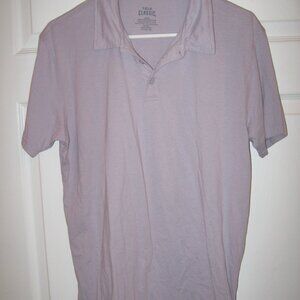 True Classic Polo Shirt Men's Size Large Gray